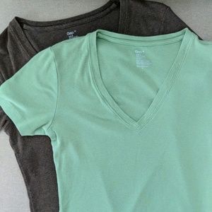 Two V Neck Gap T-shirts